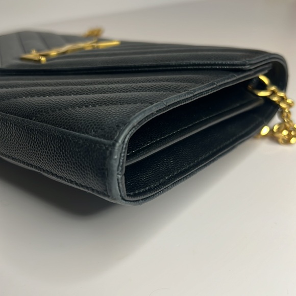 YSL Cassandre Wallet on Chain Black Leather - Picture 7 of 16